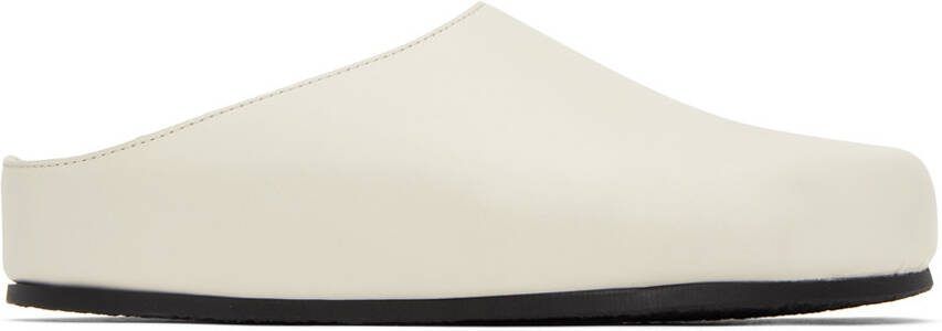 Studio Nicholson White Wearing Clogs - Picture 5