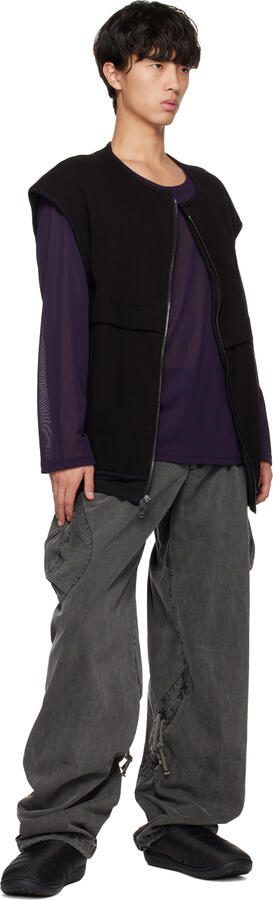 SUBU Black Quilted Slippers - Picture 4