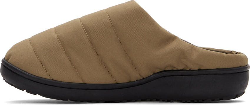 SUBU Taupe Quilted Nannen Slippers - Picture 4