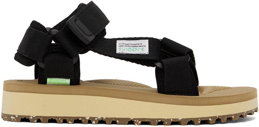 Suicoke Black  Beige DEPA-2Cab-ECO Sandals - Picture 5