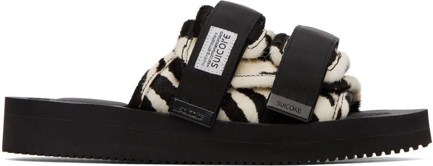 Suicoke Black  White MOTO-Vhl Sandals - Picture 5