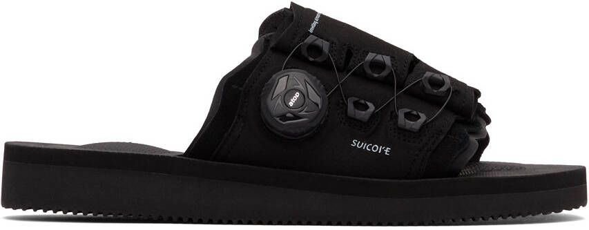 Suicoke Black LETA-ab Sandals