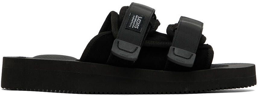 Suicoke Black MOTO-VS Sandals