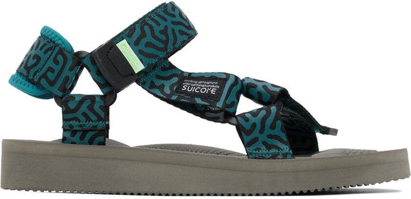 Suicoke Blue  Gray DEPA-Cab-PT06 Sandals - Picture 5
