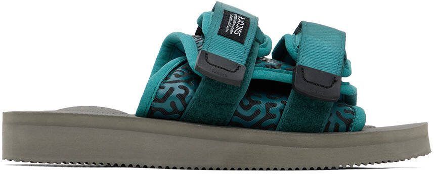 Suicoke Blue  Gray MOTO-Cab Sandals - Picture 5