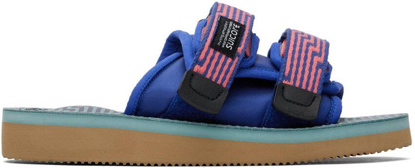 Suicoke Blue  Orange MOTO-JC01 Sandals - Picture 5