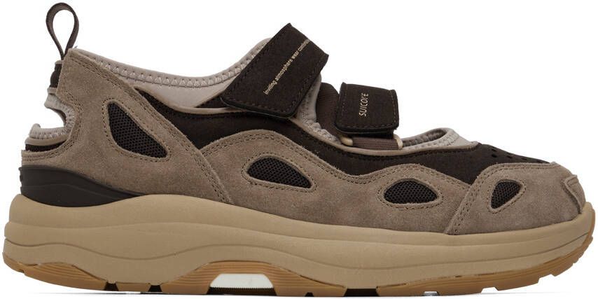 Suicoke Brown  Beige AKK-ab Sneakers