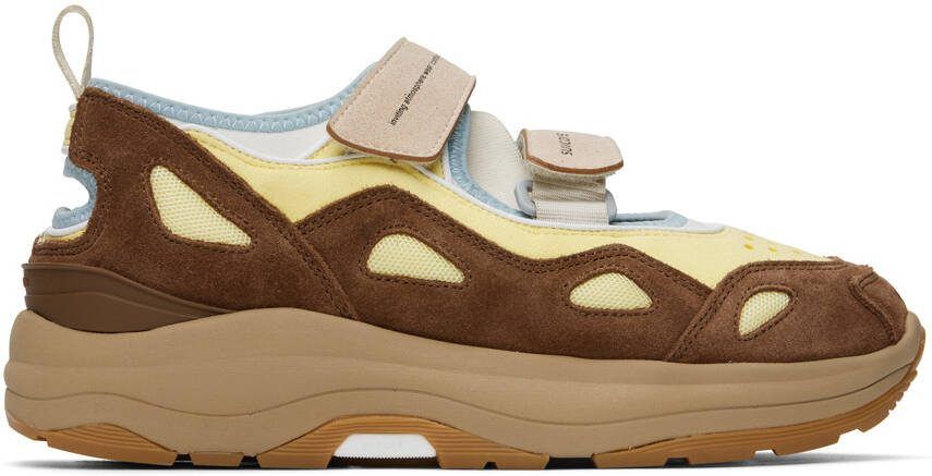 Suicoke Brown  Yellow AKK-ab Sneakers