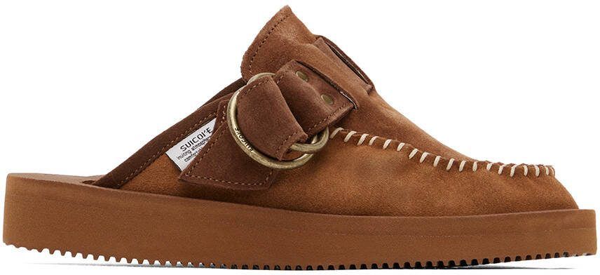 Suicoke Brown LEMI-Sab Slippers - Picture 5