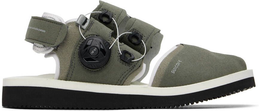 Suicoke Khaki  Off-White HAKU-ab Sandals - Picture 4