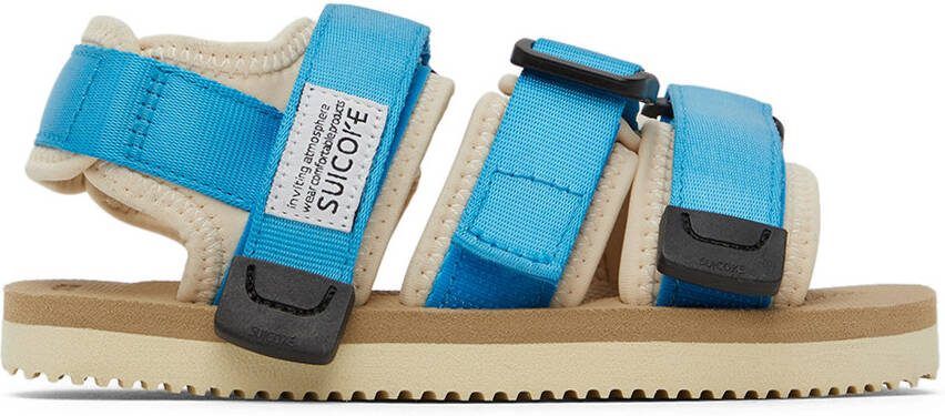Suicoke Kids Blue  Beige KISEE Sandals