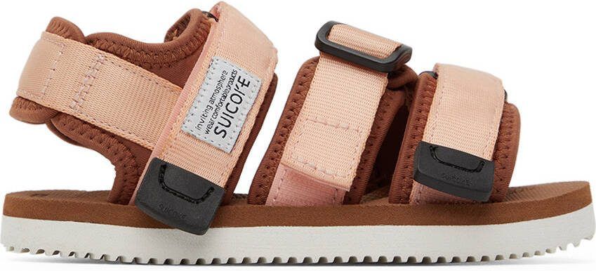 Suicoke Kids Pink  Brown KISEE Sandals