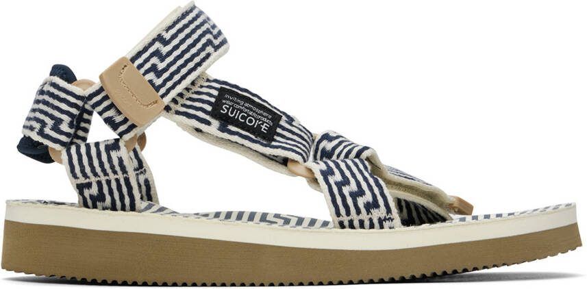 Suicoke Navy  Off-White DEPA-JC01 Sandals - Picture 5