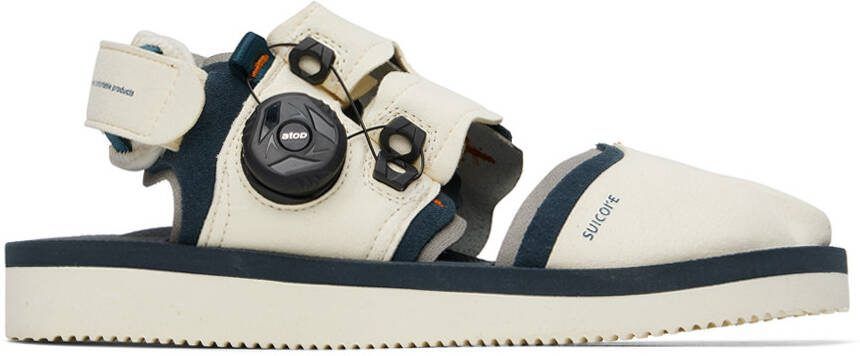 Suicoke Navy  Off-White HAKU-ab Sandals - Picture 6