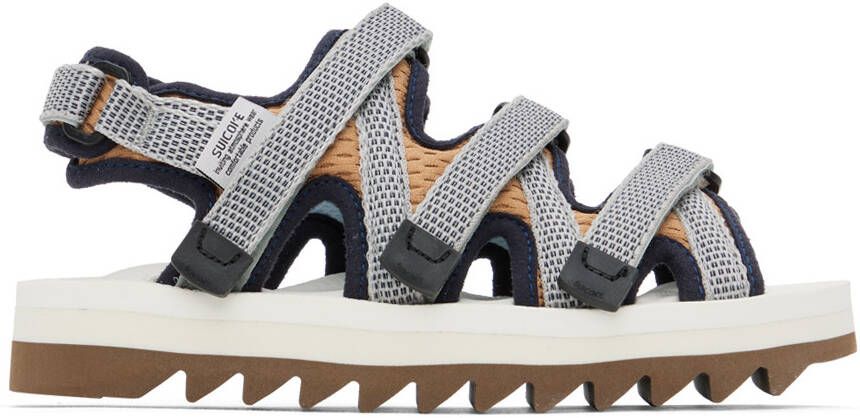 Suicoke Navy  White Zip-AB Sandals - Picture 5