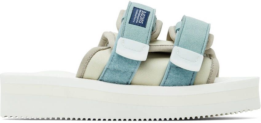 Suicoke Off-White  Blue MOTO-PO Sandals - Picture 5