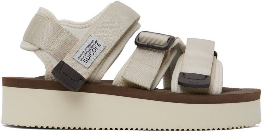 Suicoke Off-White  Brown KISEE-PO Sandals - Picture 5