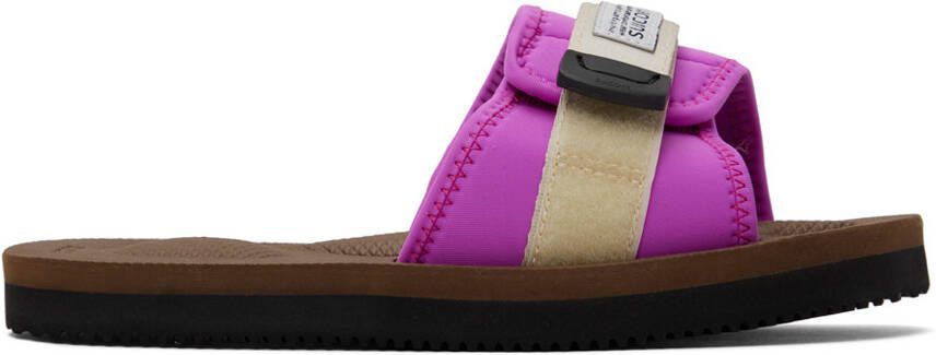 Suicoke Pink  Off-White PADRI sandals - Picture 4
