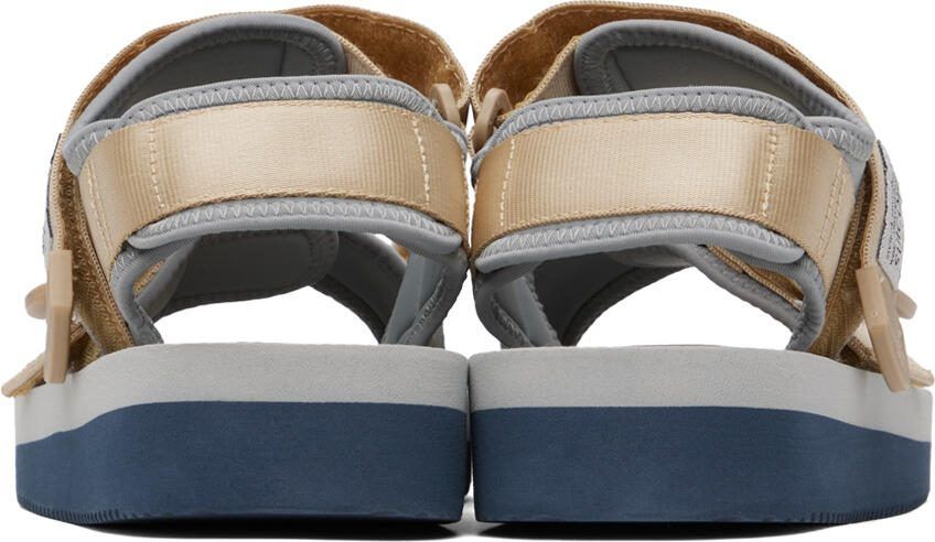 Suicoke Beige  Gray KISEE-V Sandals