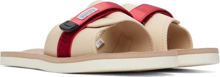 Suicoke Beige  Red Padri Sandals - Picture 2