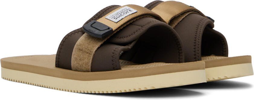 Suicoke Beige  Tan PADRI Sandals