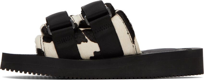 Suicoke Black  White MOTO-Vhl Sandals - Picture 4