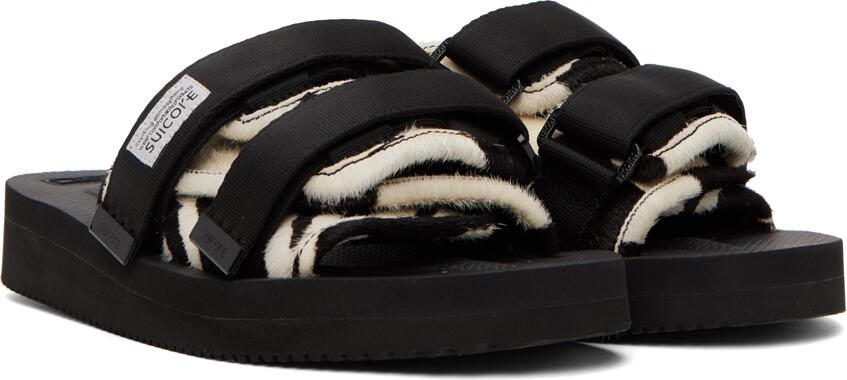 Suicoke Black  White MOTO-Vhl Sandals - Picture 2