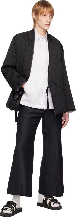Suicoke Black  White MOTO-Vhl Sandals - Picture 3