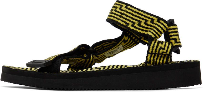 Suicoke Black  Yellow DEPA-JC01 Sandals - Picture 3