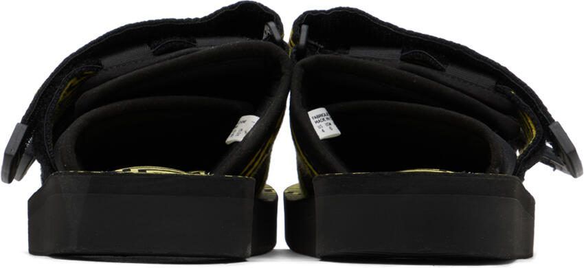 Suicoke Black  Yellow MOTO-JC01 Sandals