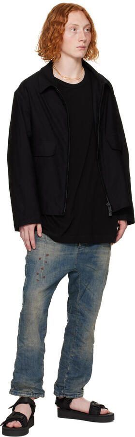 Suicoke Black KISEE-PO Sandals - Picture 4