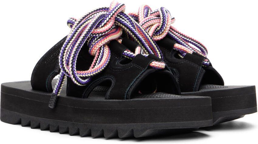 Suicoke Black RAY-ab Sandals - Picture 6