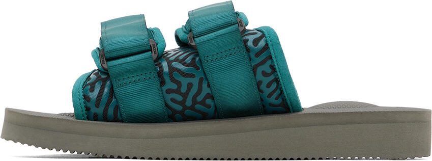 Suicoke Blue  Gray MOTO-Cab Sandals - Picture 4