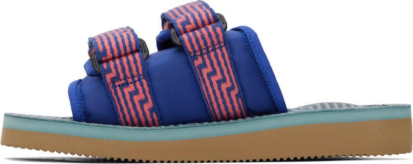 Suicoke Blue  Orange MOTO-JC01 Sandals - Picture 3
