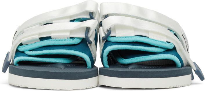 Suicoke Blue  White MOTO-CAB Sandals - Picture 4