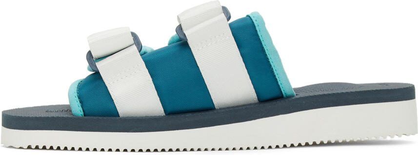 Suicoke Blue  White MOTO-CAB Sandals - Picture 2