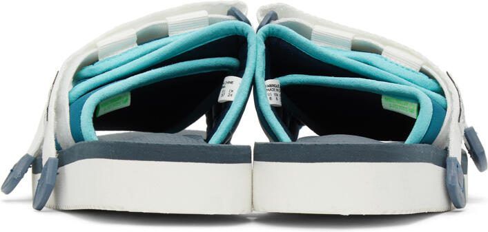 Suicoke Blue  White MOTO-CAB Sandals - Picture 3