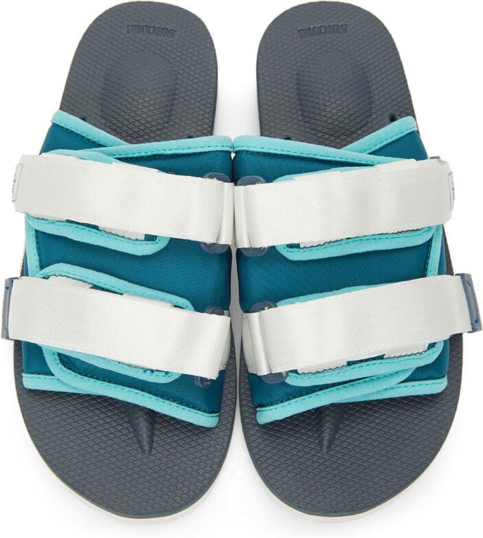 Suicoke Blue  White MOTO-CAB Sandals