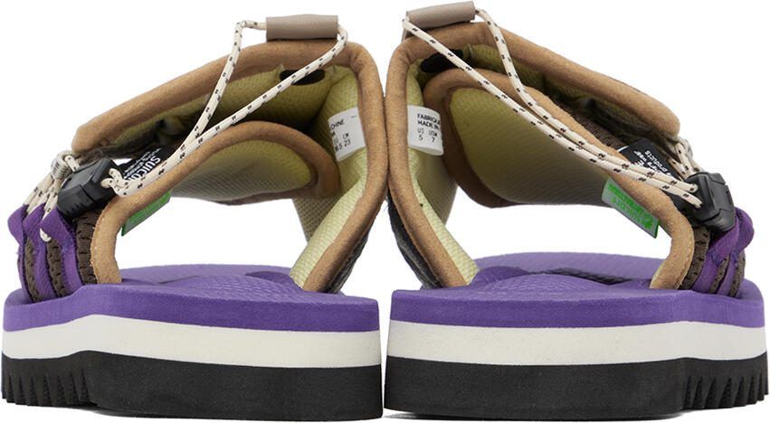 Suicoke Brown  Purple DAO-2ab Sandals