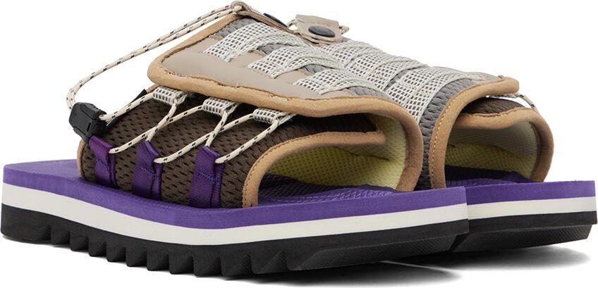 Suicoke Brown  Purple DAO-2ab Sandals - Picture 2