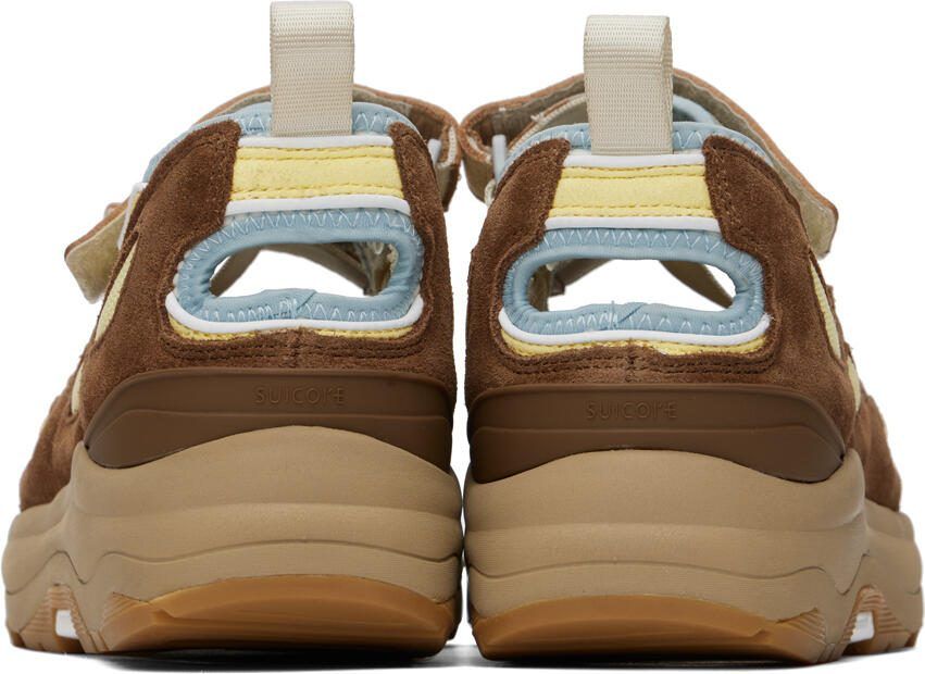 Suicoke Brown  Yellow AKK-ab Sneakers