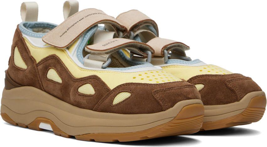 Suicoke Brown  Yellow AKK-ab Sneakers - Picture 2