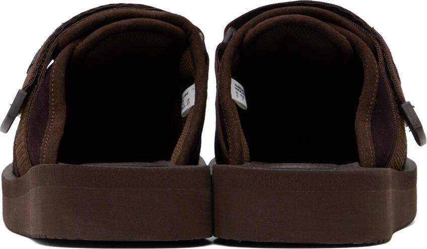Suicoke Brown ZAVO-VS Slippers