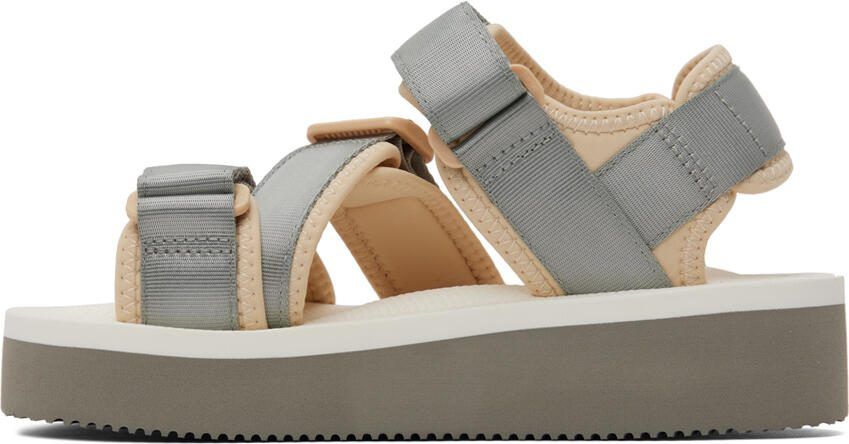 Suicoke Gray  Beige KISEE-PO Sandals - Picture 3
