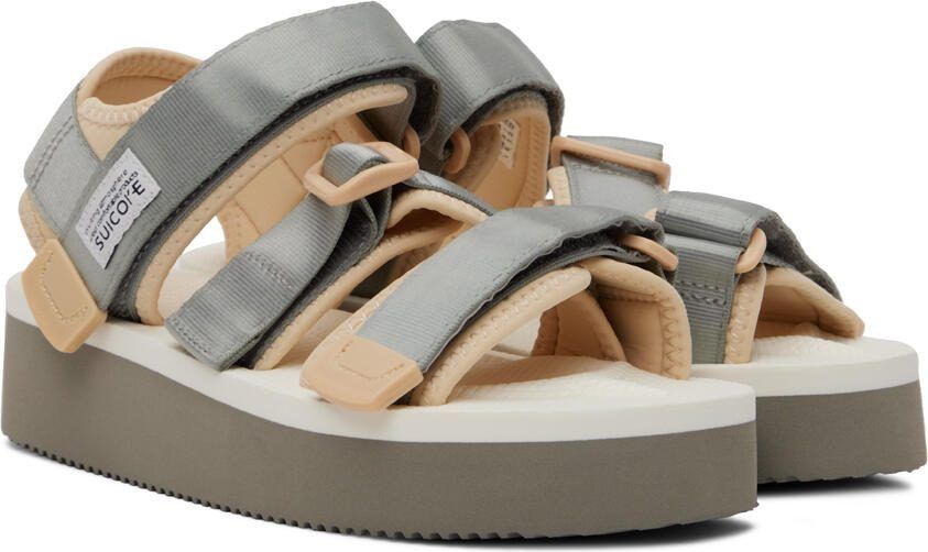Suicoke Gray  Beige KISEE-PO Sandals - Picture 2