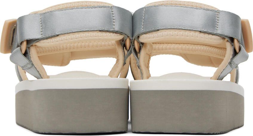 Suicoke Gray  White CEL-PO Sandals - Picture 4