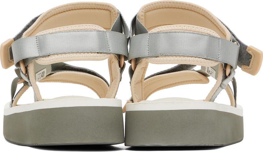 Suicoke Gray  White DEPA-2PO Sandals - Picture 3