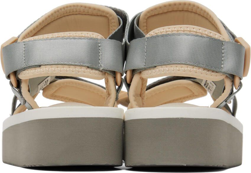 Suicoke Gray  White DEPA-2PO Sandals