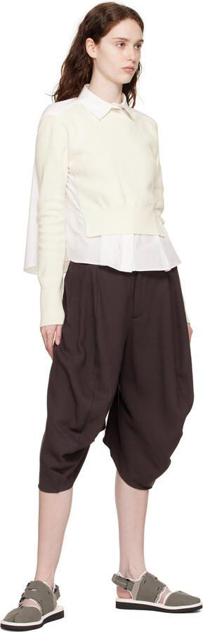 Suicoke Gray  White HAKU-ab Sandals - Picture 4