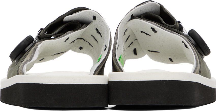 Suicoke Gray  White LETA-ab Sandals - Picture 4